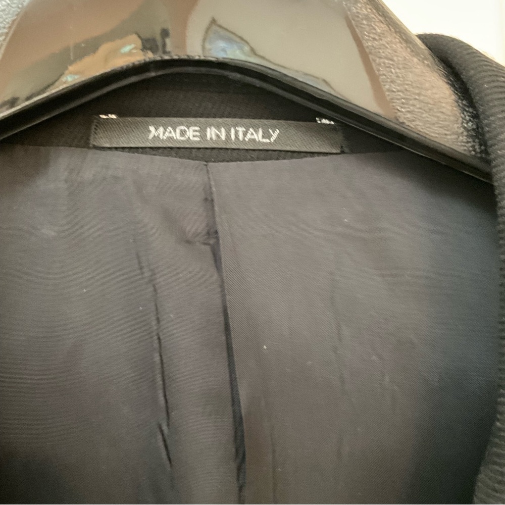 SOLD - Armani Collezioni Lama Wool Blazer, black, 44” chest, Excellent Condition - Picture 5 of 10